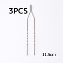 Kanzashi aluminum Hair Pins 11.5cm for Handicrafting Tsumami Kanzashi Japanese Hair Ornament-