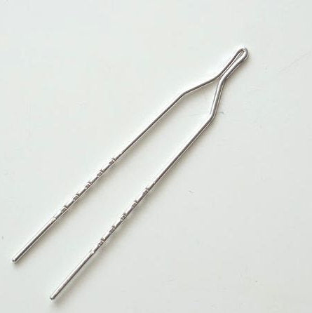 Kanzashi aluminum Hair Pins 3PCS 　9.1cm for Handicrafting Tsumami Kanzashi Japanese Hair Ornament