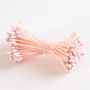 Artificial Flowers Double Head Pearl Stamen Craft Handmade Decoration DIY Accessories flower pip