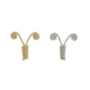 3PCS wire covered with gold / silver thread/gold silver wire for Tsumami kanzashi