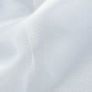 Thin Silky fabric for Kanzashi (Usukinu), white, Soft, made of Cupra for Tsumami zaiku: 34X20cm(13.4"X8")