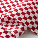 Tenugui Japanese Traditional Cotton towel Cloth 35x90cm (13" x 35").. -ichimatsu red