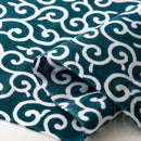 Tenugui Japanese Traditional Cotton Cloth 35x90cm (13" x 35").. -Ksrakusa green