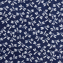 Tenugui Japanese Traditional Cotton towel 35x90cm (13" x 35").. -dragonfly blue