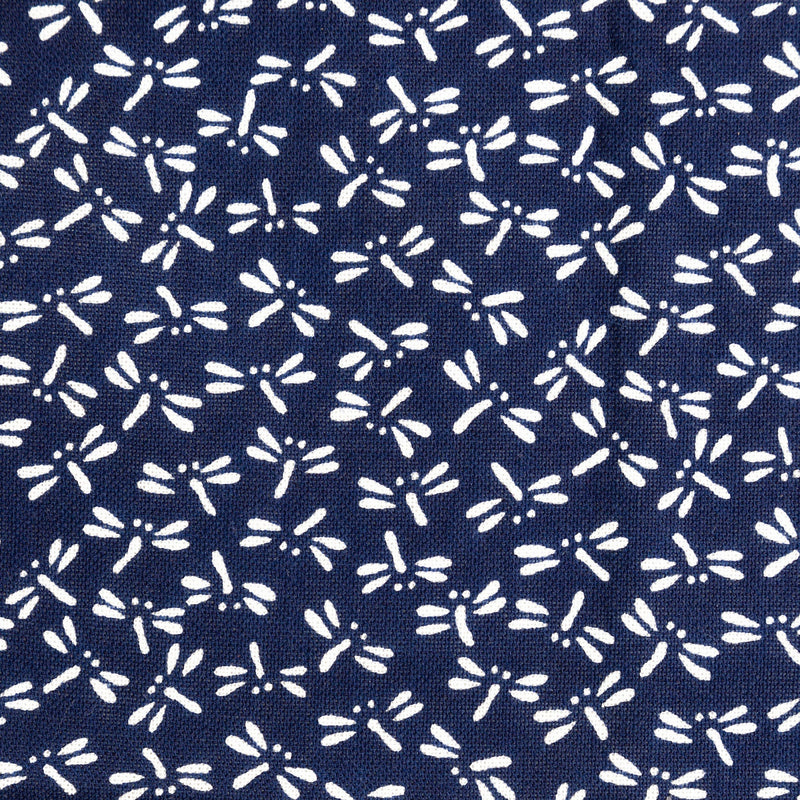 Tenugui Japanese Traditional Cotton towel 35x90cm (13" x 35").. -dragonfly blue