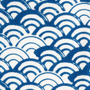 Tenugui Japanese Traditional Cotton towel 35x90cm (13" x 35").. -seigaiha blue