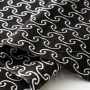 Tenugui Japanese Traditional Cotton towel 35x90cm (13" x 35").. -kantsunagi black