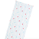 Tenugui Japanese Traditional Cotton towel 35x90cm (13" x 35").. -white kingyo,gold fish