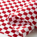 Tenugui Japanese Traditional Cotton towel Cloth 35x90cm (13" x 35").. -ichimatsu red