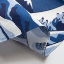 Manekineko_cat neko wave fuji,tenugui, japanese tenugui, japanese towel 35x90cm (13" x 35")