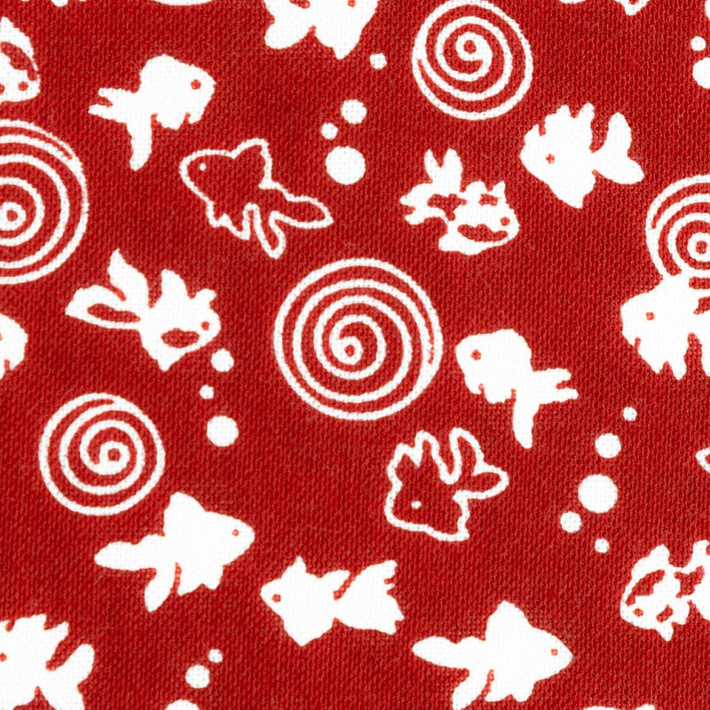 Tenugui Japanese Traditional Cotton towel 35x90cm (13" x 35").. -kingyo,gold fish