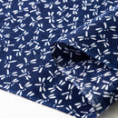 Tenugui Japanese Traditional Cotton towel 35x90cm (13" x 35").. -dragonfly blue