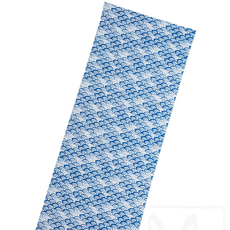 Tenugui Japanese Traditional Cotton towel 35x90cm (13" x 35").. -seigaiha blue