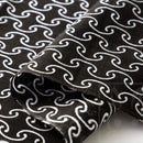 Tenugui Japanese Traditional Cotton towel 35x90cm (13" x 35").. -kantsunagi black