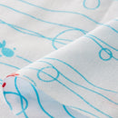 Tenugui Japanese Traditional Cotton towel 35x90cm (13" x 35").. -white kingyo,gold fish