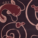 Furoshiki Japanese Traditional Cotton Cloth 50cm x 50cm Cat fish