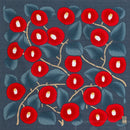 Furoshiki Japanese Traditional Cotton Cloth 48cm x 48cm(18.9" x 18.9")Yumeji's Tsubaki,gift