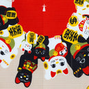 Furoshiki Japanese Traditional Cotton Cloth 50cmX50cm_maneki neko cat