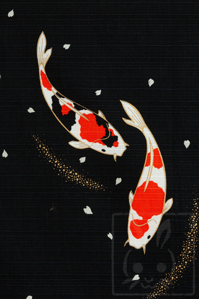 Furoshiki Japanese Traditional Cotton Cloth 50cmX50cm Carp(Nisiki-goi)