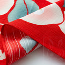 Furoshiki Japanese Traditional Cotton 48cm x 48cm(18.9" x 18.9")white Tsubaki,gift