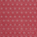 Large size 100cm(39.3")Reversible two sided Furoshiki Japanese Traditional Cotton Cloth Blue wave X Red Asanoha