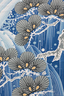 Large 118cm(46inch) Furoshiki Japanese Cotton Cloth jumping carp